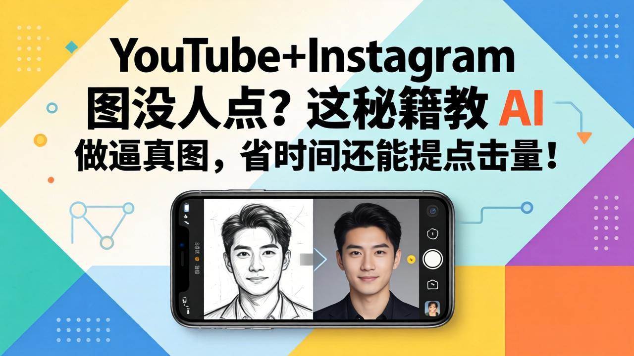 (4.7)YouTube+Instagram 图没人点？这秘籍教 AI 做逼真图，省时间还能提点击量